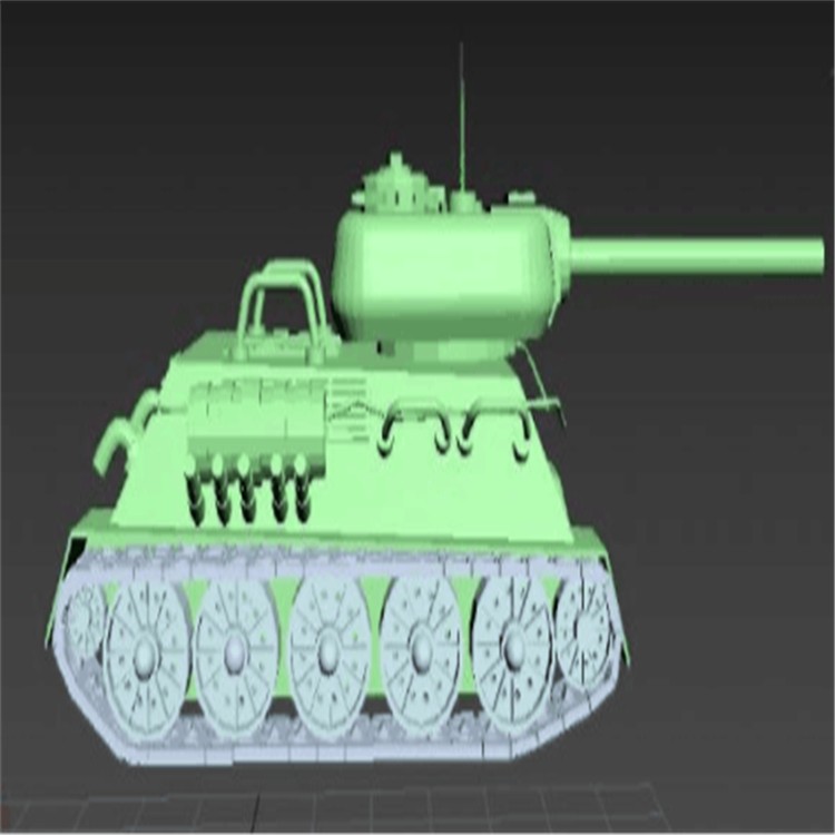祁门充气军用坦克模型
